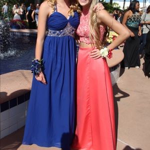 Coral Full Length Dress